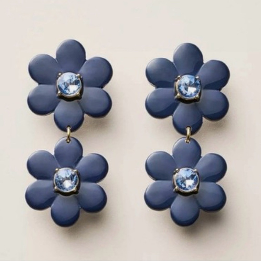 Kate Spade Floral Linear Earrings - kate spade new york x Target Blue